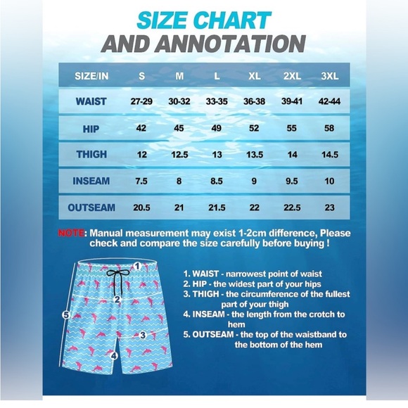 Dolphin Swim Trunks with Mesh Liner - Picture 4 of 6